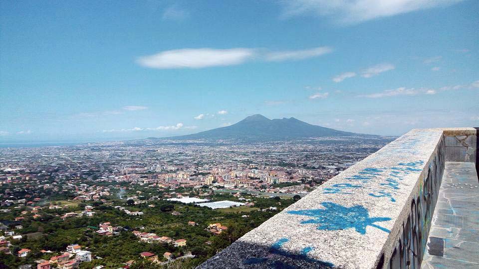 On the drive to Pompeii
